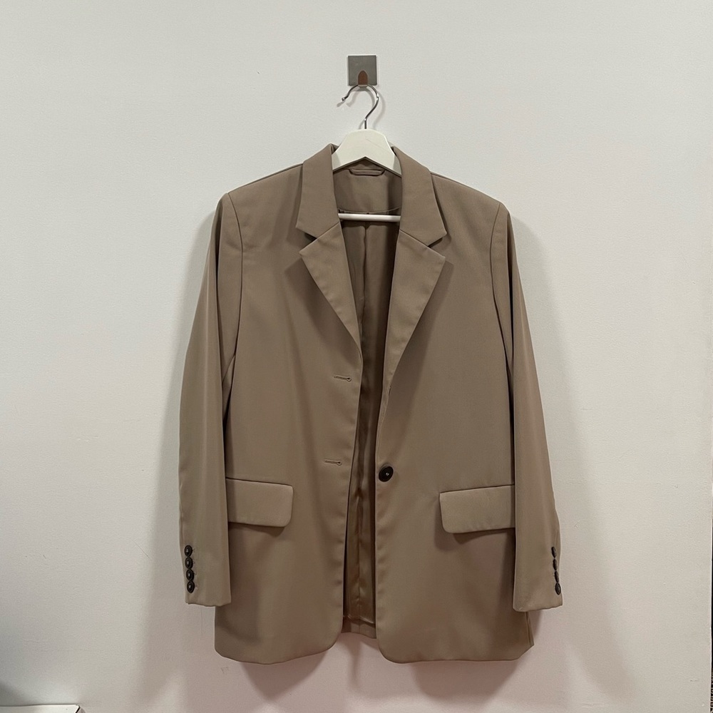 & Other Stories Oversized Straight Blazer Jacket - Picture 3 of 5